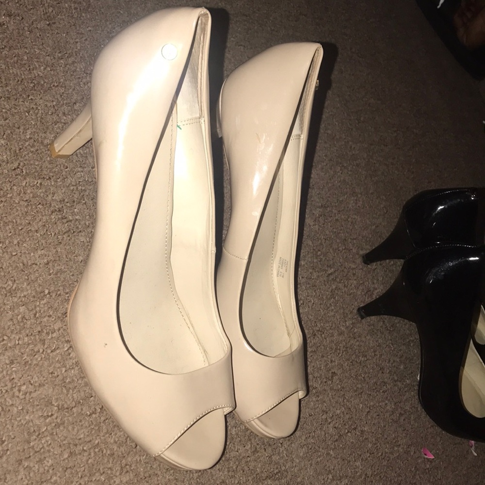 Beige Calvin Klein heels